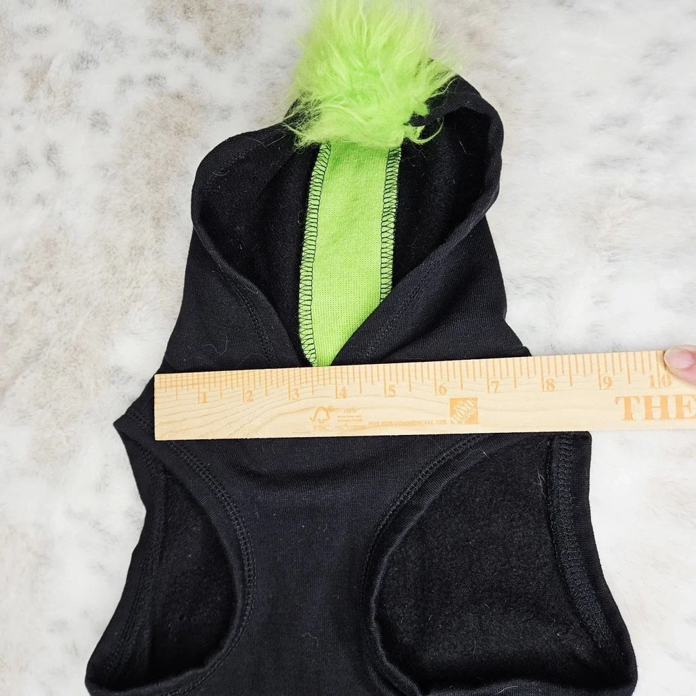 Zombie Hunter Large Dog Outfit Halloween Costume Black Lime Mohawk